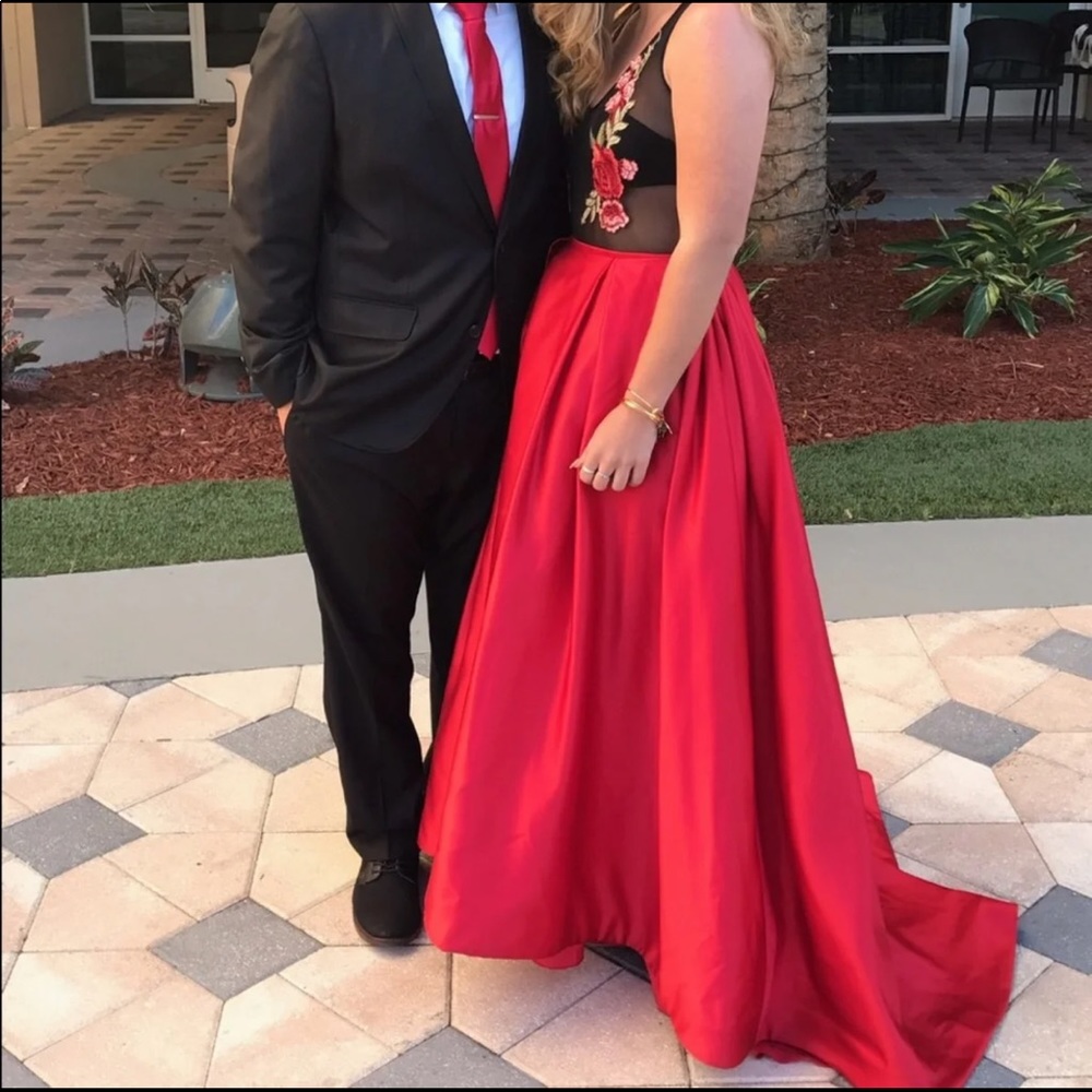 Sherri Hill two piece prom dress